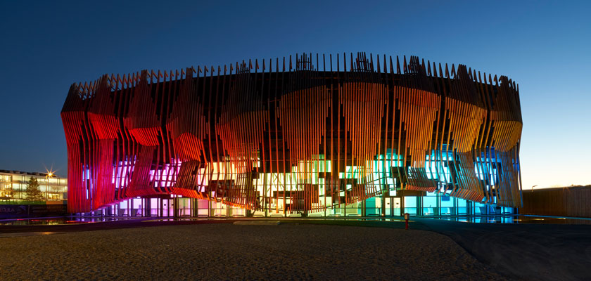 Außenansicht vom Theater SHOWPALAST MÜNCHEN